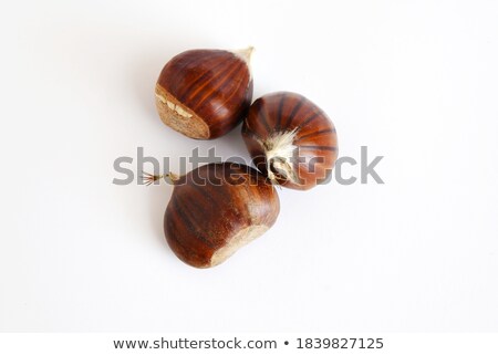 Foto stock: Chestnuts Close Up