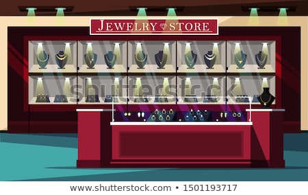 Stock foto: Jewels Shop Banner Template