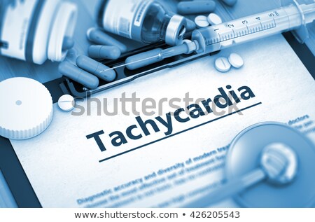 Foto stock: Diagnosis - Tachycardia Medical Concept 3d Render