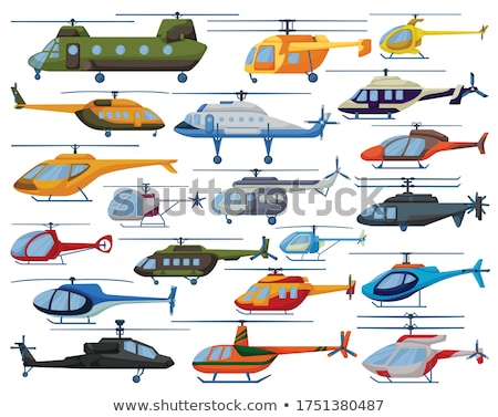 Stock fotó: Cartoon Military Airplane