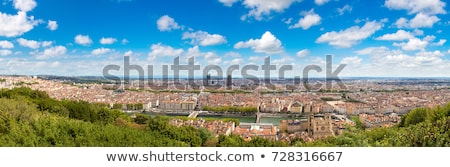 ストックフォト: Lyon France Panorama Of The City