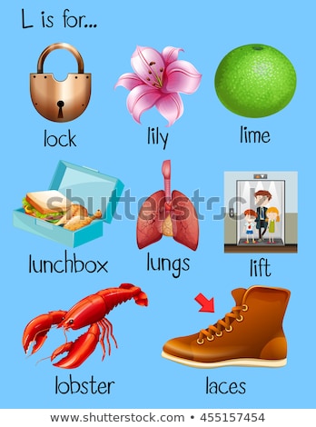 Stockfoto: Many Words For Letter L