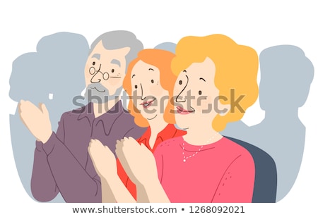 Stockfoto: Seniors Citizen Convention Illustration