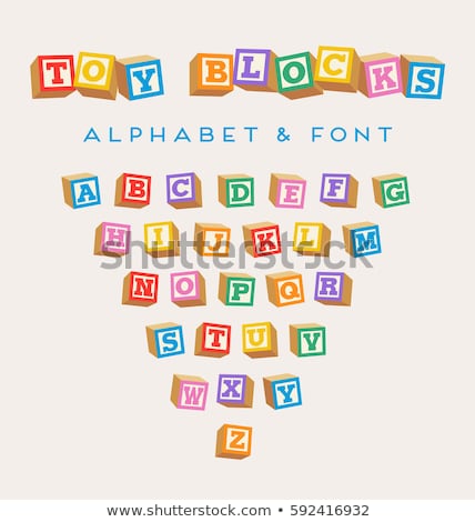 Сток-фото: Alphabet Toys