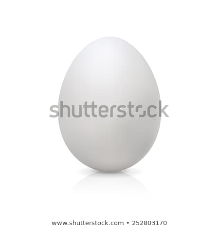 Stock photo: White Egg With Reflection