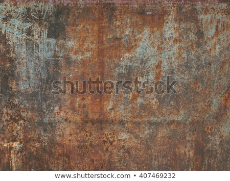 Stock photo: Surface Of Rusty Sheet Metal - Pattern