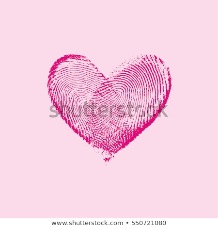 Stock fotó: Pink Heart Marking Valentines Day