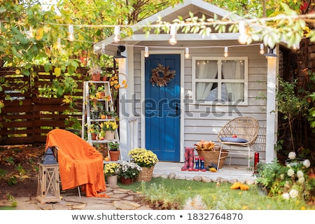 Stock fotó: Wooden Porch