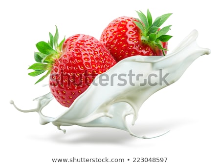 Stok fotoğraf: Strawberry And Cream