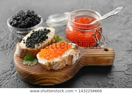 Foto stock: Red And Black Caviar
