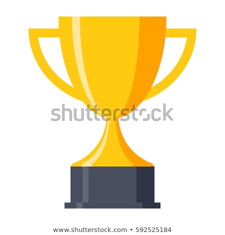 Stockfoto: Trophy Cup Flat Vector Icon