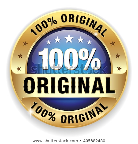 Stok fotoğraf: 100 Percent Original Blue Vector Icon Design