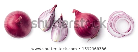 Stock photo: Red Onion Slice