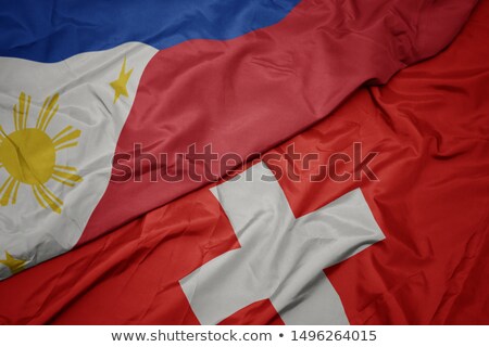 Stockfoto: Switzerland And Philippines Flags