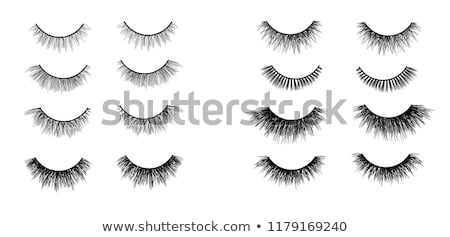 Foto stock: Mascara Set Isolated On White Background