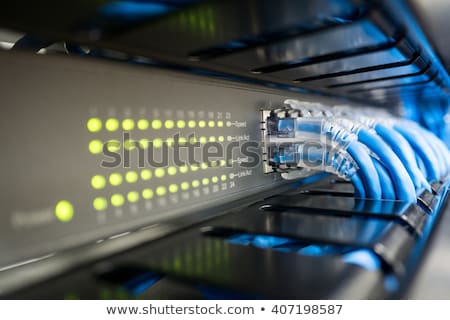 Stock photo: Telecommunication Cable Rj45