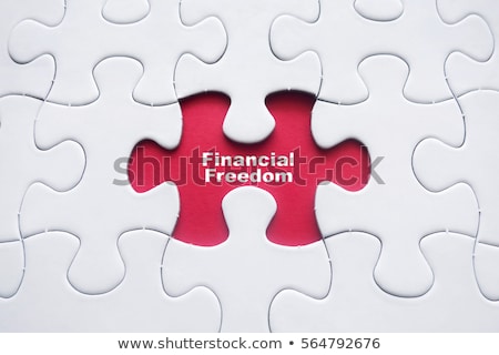 Stock foto: Puzzle With Word Freedom