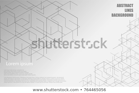 Stock photo: Business Card Design With Diagonal Straight Lines