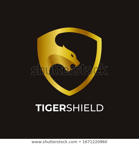Stock photo: Shield Emblem Template With Puma Head Design Elements For Logo