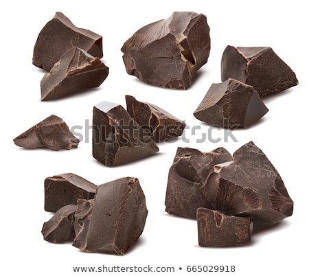 Foto stock: Dark Chocolate In A White Package