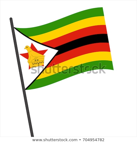 Foto d'archivio: Zimbabwe Flag Vector Illustration