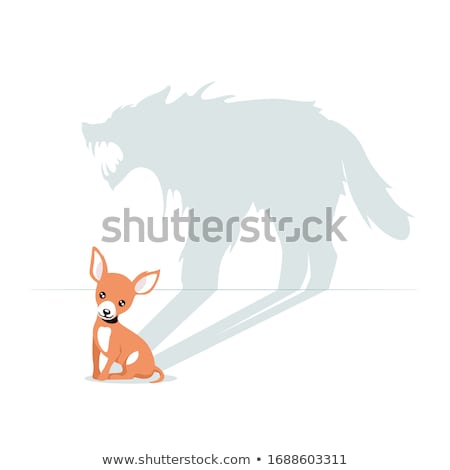 Stock photo: Mad Little Wolf