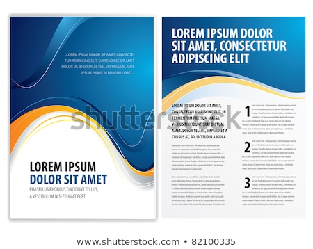 Foto stock: Document Graphic Design Template Vector Isolated