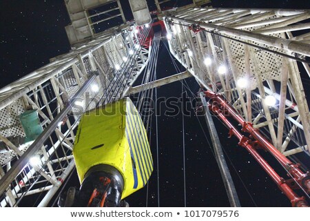 Stock foto: Drilling Geothermal Well