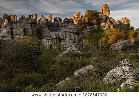 Zdjęcia stock: Impressive Karst Landscape In Spain