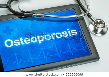 Zdjęcia stock: Tablet With The Text Osteoporosis On The Display