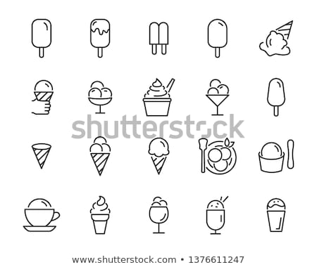 ストックフォト: Ice Cream Icons