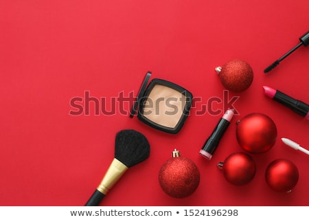 Stock photo: Make Up And Cosmetics Product Set For Beauty Brand Christmas Sal