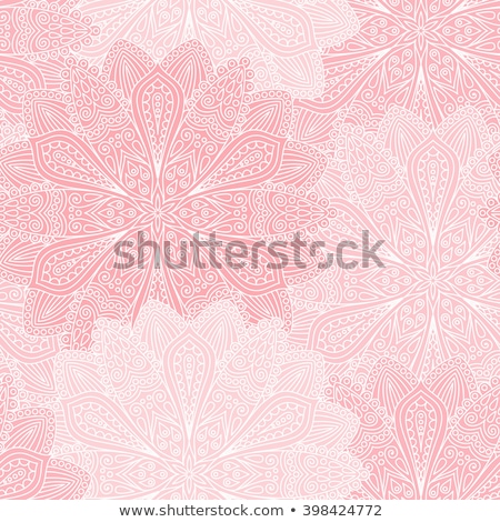 ストックフォト: Mandala Patterns On Pink Background
