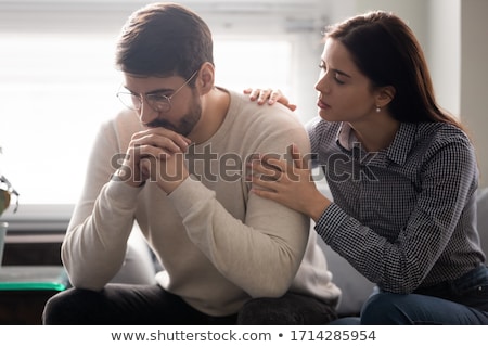 [[stock_photo]]: Woman Comforting Husband