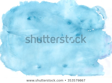 Foto stock: Blue Grunge Blob With Speech Bubble