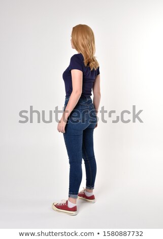 Foto stock: Pretty Blonde Girl Posing