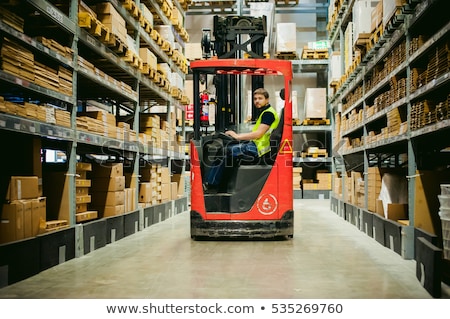 Stock photo: Reach Truck Driver