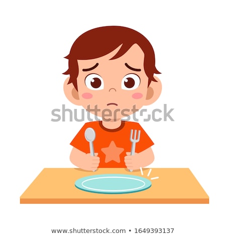 Foto stock: Hungry And Cute