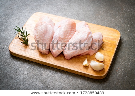 Stockfoto: Raw Chicken Wings