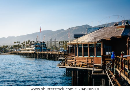 Stock fotó: Scenic Pier In Santa Barbara