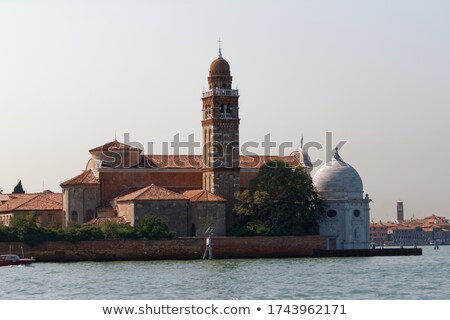 Foto stock: Venice Cemetery Of San Michele From The Waterfront