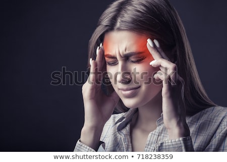 Foto stock: Migraine Headache