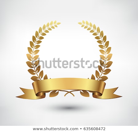 Foto stock: Vector Gold Laurel