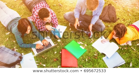 Stock foto: Students In The Park