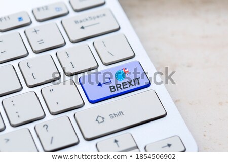 Foto stock: Computer Keyboard Brexit