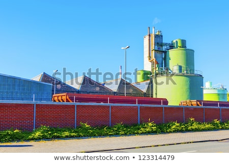 Zdjęcia stock: Industry Park From Roadside In Production