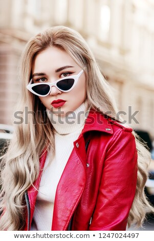 [[stock_photo]]: Elegant Blond Lady Wearing Stylish Clothes