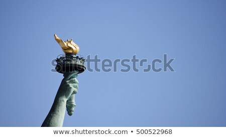 [[stock_photo]]: The Statue Of Liberty The Torch Detail