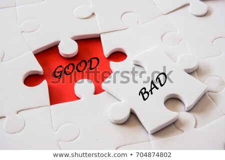 Stock foto: Goods - White Word On Blue Puzzles