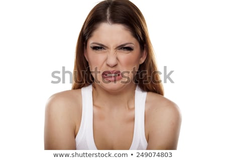 ストックフォト: Portrait Of Disgusted Woman